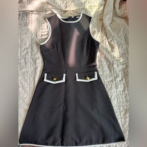 Black and white preppy dress!